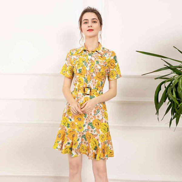 track dress 2021 summer feminine flower printing fashion vintage party stylish chic waistband short dresses, Black;gray
track dress 2021 summer feminine flower printing fashion vintage party stylish chic waistband short dresses, Black;gray
