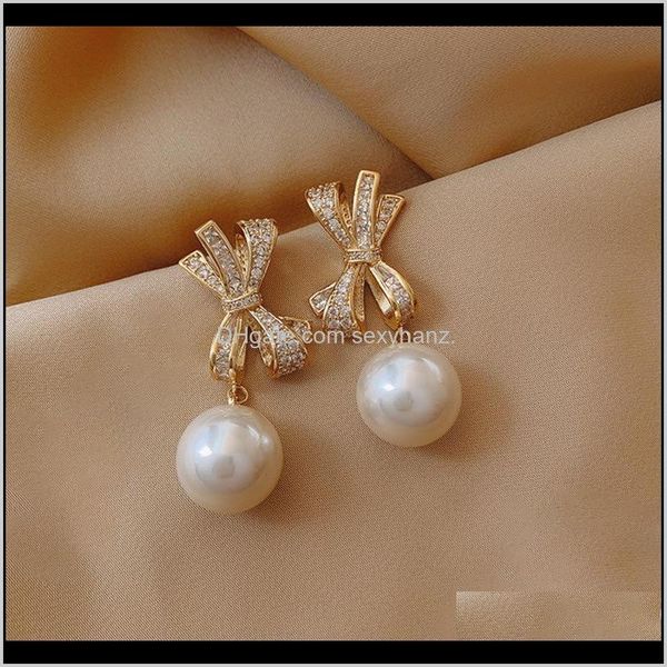 charm jewelry drop delivery 2021 elegant womens bow earrings pearl pendant sier pin with cubic zircon 5qn9i, Golden
charm jewelry drop delivery 2021 elegant womens bow earrings pearl pendant sier pin with cubic zircon 5qn9i, Golden