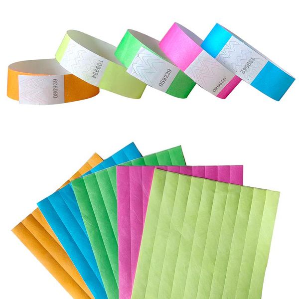 party decoration neon colors 3/4 inch tyvek wristbands with numbers, colorful id for parties events 500 pieces
party decoration neon colors 3/4 inch tyvek wristbands with numbers, colorful id for parties events 500 pieces