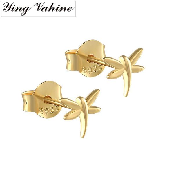 stud ying vahine 100% 925 sterling silver animal small dragonfly earrings for women, Golden;silver
stud ying vahine 100% 925 sterling silver animal small dragonfly earrings for women, Golden;silver