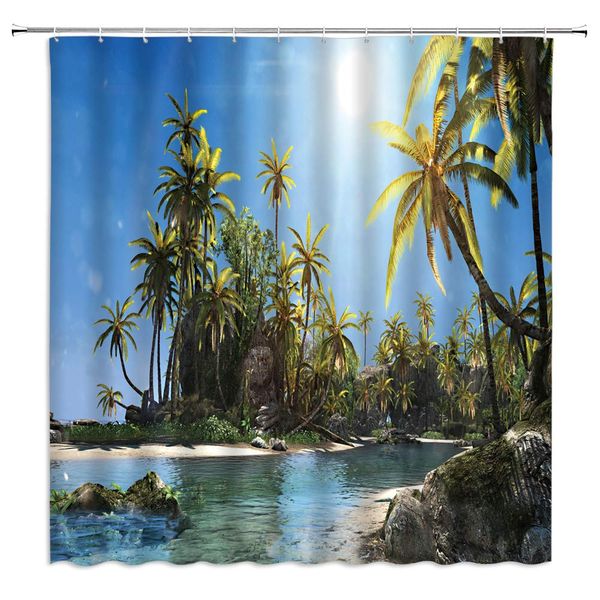 tropical scene shower curtain palm coconut tree rock lake decor sunny summer seaside jungle blue fabric bath curtains bathroom
tropical scene shower curtain palm coconut tree rock lake decor sunny summer seaside jungle blue fabric bath curtains bathroom