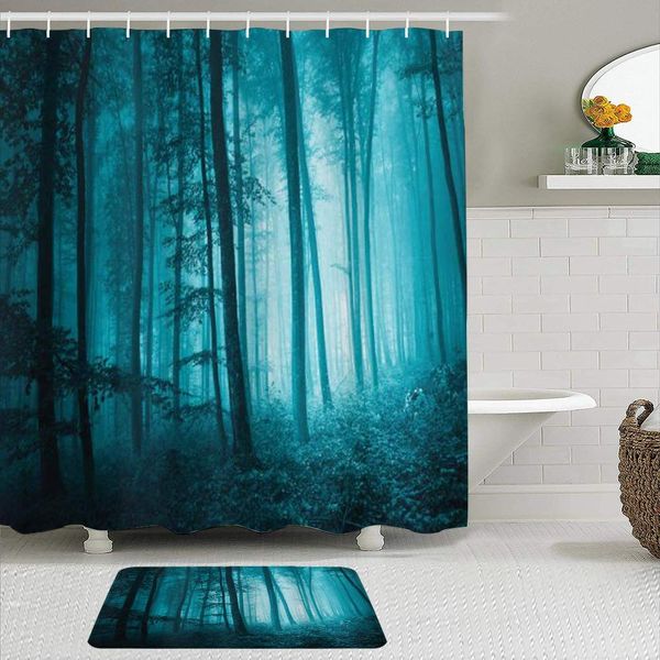shower curtain sets with non-slip rugs,mystic magic foggy dark forest foliage countryside monochromic art,waterproof bath
shower curtain sets with non-slip rugs,mystic magic foggy dark forest foliage countryside monochromic art,waterproof bath
