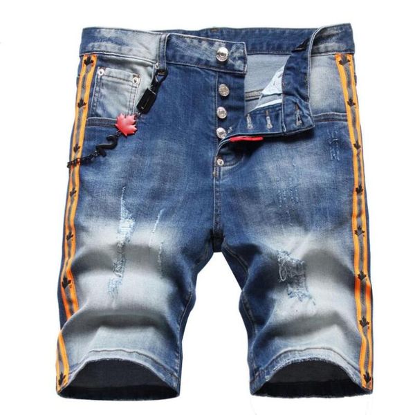 men's shorts men blue denim holes jeans male cotton stretch casual fashion straight size 42, White;black
men's shorts men blue denim holes jeans male cotton stretch casual fashion straight size 42, White;black