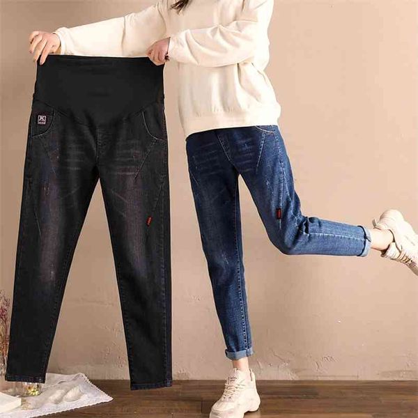 fashion black maternity jeans cotton denim clothes for pregnant women l-4xl plus size pregnancy trousers blue pants 210622, White
fashion black maternity jeans cotton denim clothes for pregnant women l-4xl plus size pregnancy trousers blue pants 210622, White