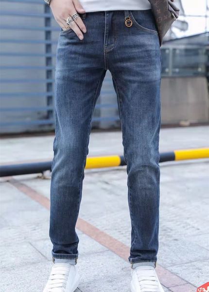 designer men's luxury jeans casual versatile cotton slim fit skinny jeans fashion store 2021, Blue
designer men's luxury jeans casual versatile cotton slim fit skinny jeans fashion store 2021, Blue