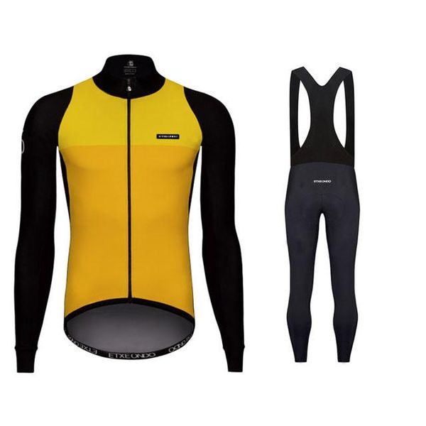 racing sets etxeondo cycling clothes men long sleeve jersey suit outdoor riding bike mtb clothing bib pants set, Black;blue
racing sets etxeondo cycling clothes men long sleeve jersey suit outdoor riding bike mtb clothing bib pants set, Black;blue