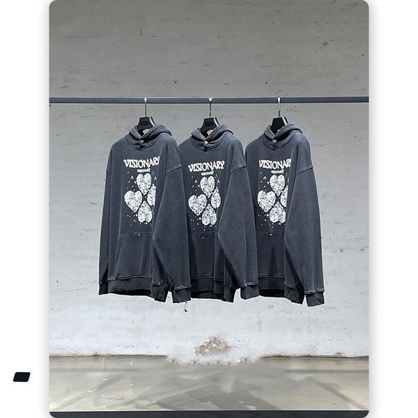 men's hoodies & sweatshirts autumn frilled buttons made old cashew flower hoodie european high street fashion, Black
men's hoodies & sweatshirts autumn frilled buttons made old cashew flower hoodie european high street fashion, Black