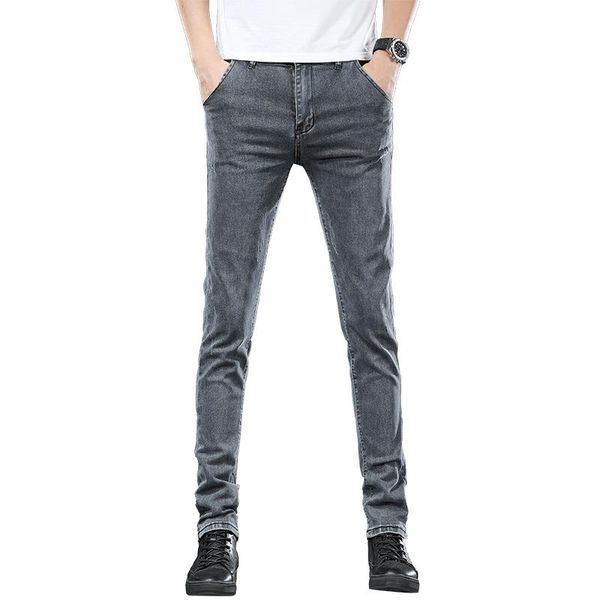 men's jeans brand vintage men slim fit slight stretch fading design denim trousers long length casual clothes, Blue
men's jeans brand vintage men slim fit slight stretch fading design denim trousers long length casual clothes, Blue