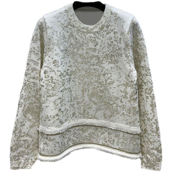 1120 xl 2022 spring brand same style sweater crew neck long sleeve flora print pullover fashion women clothes zhenyang, White;black
1120 xl 2022 spring brand same style sweater crew neck long sleeve flora print pullover fashion women clothes zhenyang, White;black
