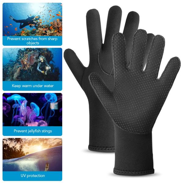 neoprene diving gloves five finger wetsuit for men and women scuba snorkeling surfing kayaking cycling, Black
neoprene diving gloves five finger wetsuit for men and women scuba snorkeling surfing kayaking cycling, Black
