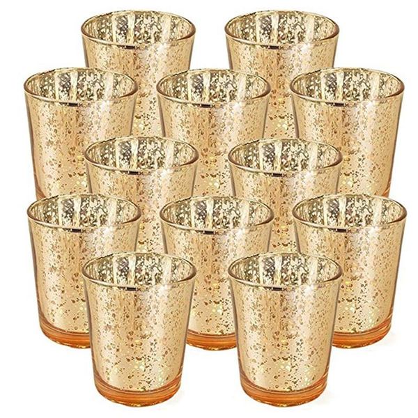 candle holders 12pcs mercury glass votive holder tealight for weddings, parties decor
candle holders 12pcs mercury glass votive holder tealight for weddings, parties decor