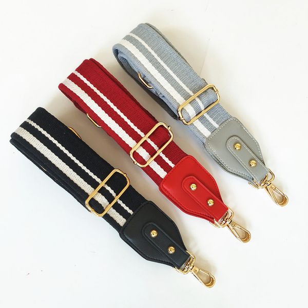 5cm wide bag strap canvas cotton fabric shoulder belt chromatic stripe accessories adjustable o bags handles, Black
5cm wide bag strap canvas cotton fabric shoulder belt chromatic stripe accessories adjustable o bags handles, Black