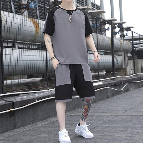 men's tracksuits set plus size summer man sportswear two piece sets sports suit tshirt+shorts sweatsuit male tracksuit white black 5xl, Gray
men's tracksuits set plus size summer man sportswear two piece sets sports suit tshirt+shorts sweatsuit male tracksuit white black 5xl, Gray