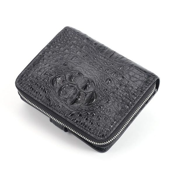 wallets business card holder wallet men crocodile leather black/brown male short purse zipper/hasp luxurious genuine, Red;black
wallets business card holder wallet men crocodile leather black/brown male short purse zipper/hasp luxurious genuine, Red;black