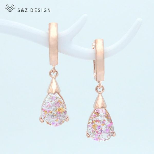 dangle & chandelier s&z design korean elegant colorful water drop earrings fashion temperament 585 rose gold eardrop for women jewelry gift, Silver
dangle & chandelier s&z design korean elegant colorful water drop earrings fashion temperament 585 rose gold eardrop for women jewelry gift, Silver