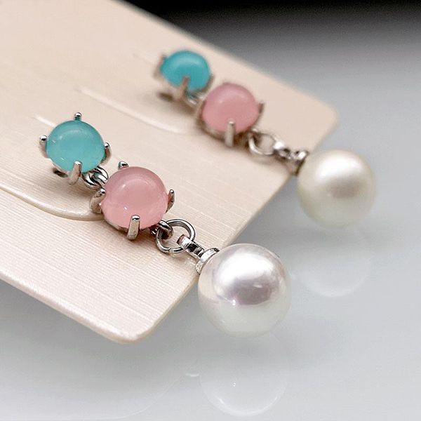 dangle & chandelier lovely petite earrings charms jewelry dainty pink blue beaded pearl small drop for women girl gift, Silver
dangle & chandelier lovely petite earrings charms jewelry dainty pink blue beaded pearl small drop for women girl gift, Silver
