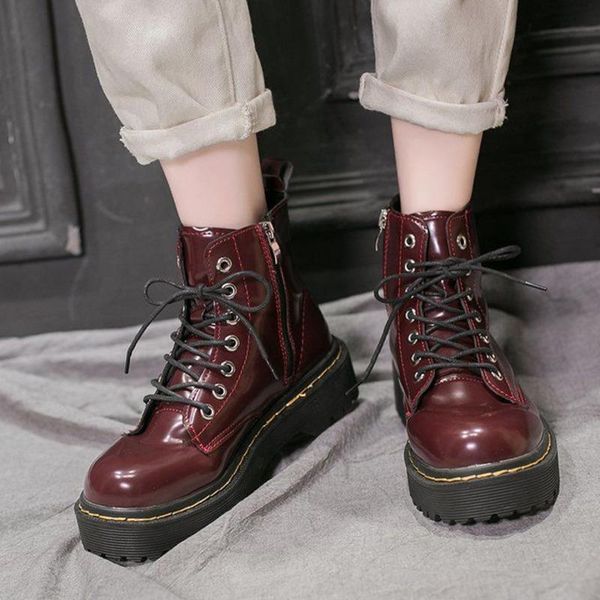 boots british vintage classic women leather shoes woman ankle luxury 2021 autumn winter, Black
boots british vintage classic women leather shoes woman ankle luxury 2021 autumn winter, Black