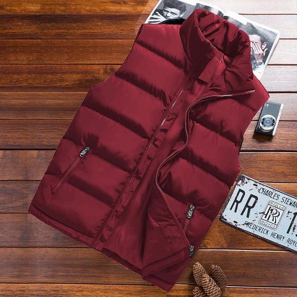 men's vests autumn down shoulder cotton vest men coat clothing leisure with zipper pocket high collar 2021 sleeveless, Black;white
men's vests autumn down shoulder cotton vest men coat clothing leisure with zipper pocket high collar 2021 sleeveless, Black;white