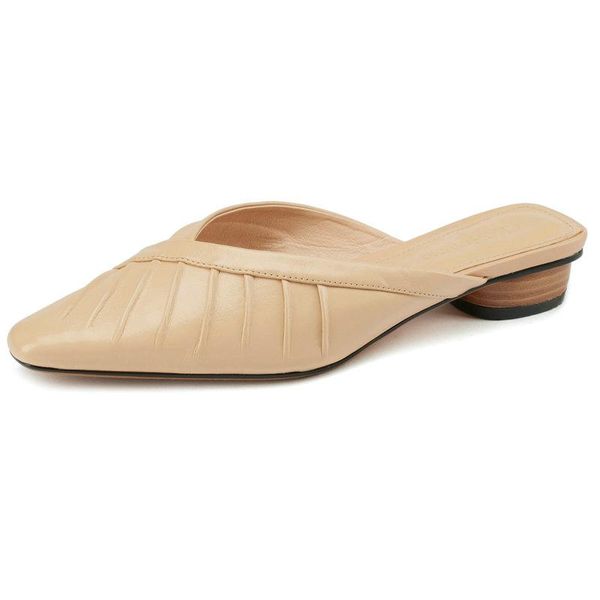 slippers square toe women mules shoes genuine leather low heels sandals for summer fashion est party basic woman, Black
slippers square toe women mules shoes genuine leather low heels sandals for summer fashion est party basic woman, Black