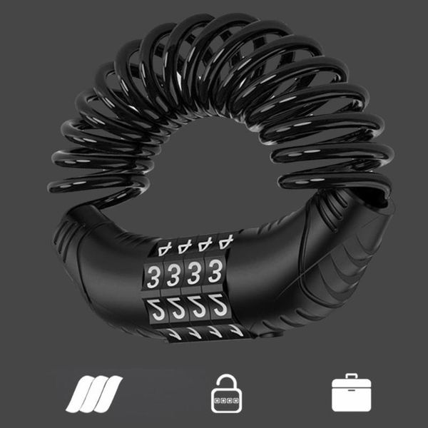 bike locks durable helmet lock chain 4 digit password combination portable motorcycle anti-theft cable lockstitch
bike locks durable helmet lock chain 4 digit password combination portable motorcycle anti-theft cable lockstitch