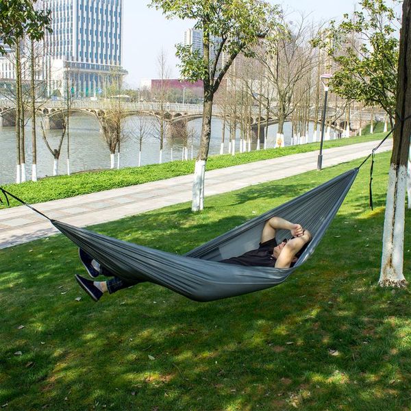 double portable camping hammock outdoor tourist garden hanging hammocks parachute nylon hiking for backpacking travel camp furniture
double portable camping hammock outdoor tourist garden hanging hammocks parachute nylon hiking for backpacking travel camp furniture