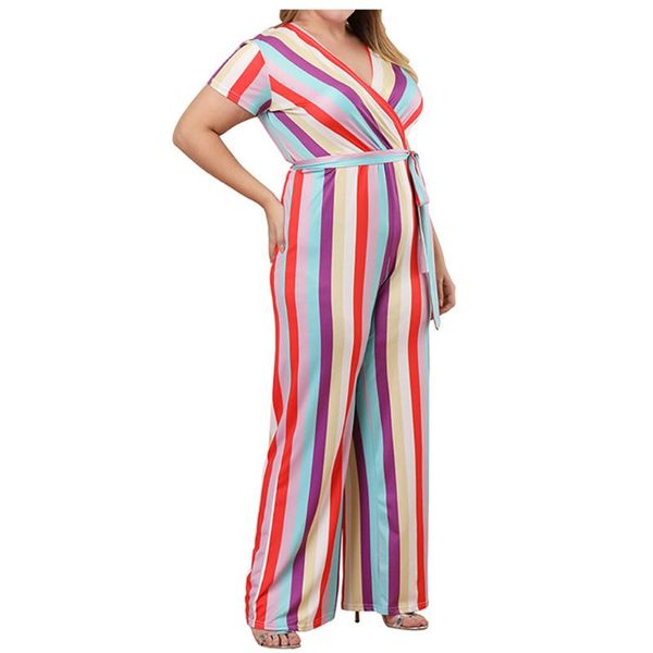 women's jumpsuits & rompers muqgew fashion womens jumpsuit casual plus size stripe print camis short sleeve bandage combinaison femme#4, Black;white
women's jumpsuits & rompers muqgew fashion womens jumpsuit casual plus size stripe print camis short sleeve bandage combinaison femme#4, Black;white