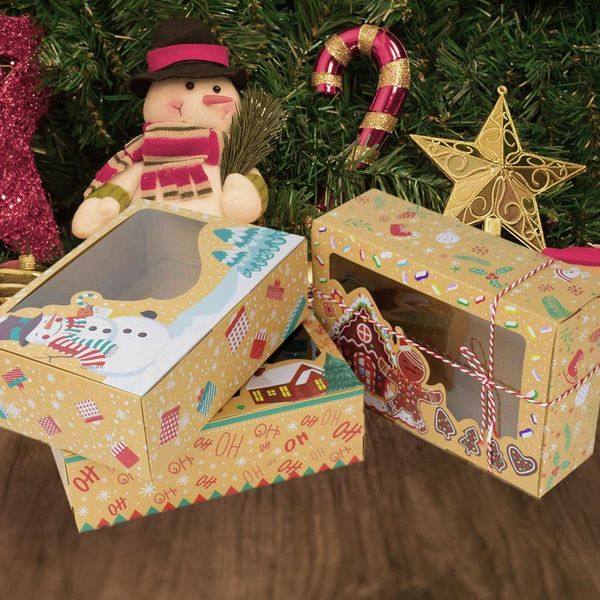 gift wrap 12pcs kraft paper candy box favor pvc clear window cookies treats boxes christmas year party decoration navidad
gift wrap 12pcs kraft paper candy box favor pvc clear window cookies treats boxes christmas year party decoration navidad