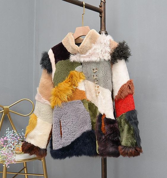 women's fur & faux natural real sheep coat genuine leather sheepskin coats clothing multicolor wool jacket o-neck parka thick warm, Black
women's fur & faux natural real sheep coat genuine leather sheepskin coats clothing multicolor wool jacket o-neck parka thick warm, Black