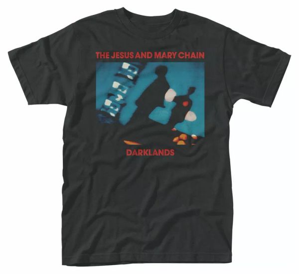 official the jesus & mary chain t shirt darklands black mens classic rock new, White;black
official the jesus & mary chain t shirt darklands black mens classic rock new, White;black