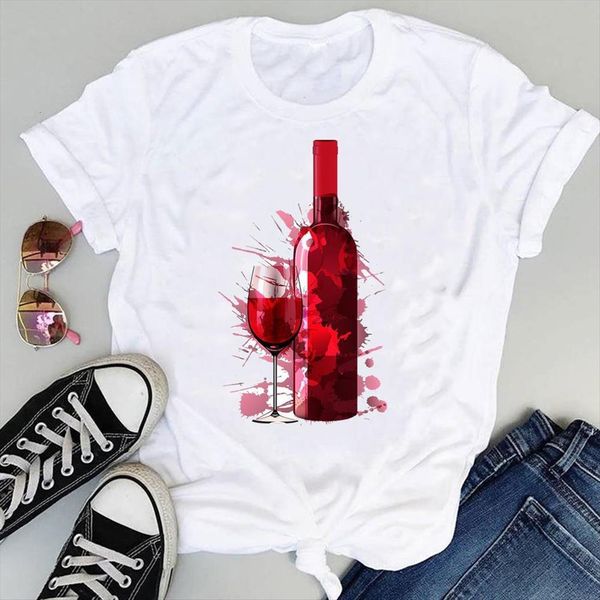 watercolor wine 90s happy women time cute graphic summer short sleeve fashion print female clothes tees t shirt, White
watercolor wine 90s happy women time cute graphic summer short sleeve fashion print female clothes tees t shirt, White