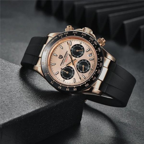 wristwatches pagani design brand men quartz watch sapphire luxury chronograph rubber wristwatch fashion relogio masculino, Slivery;brown
wristwatches pagani design brand men quartz watch sapphire luxury chronograph rubber wristwatch fashion relogio masculino, Slivery;brown