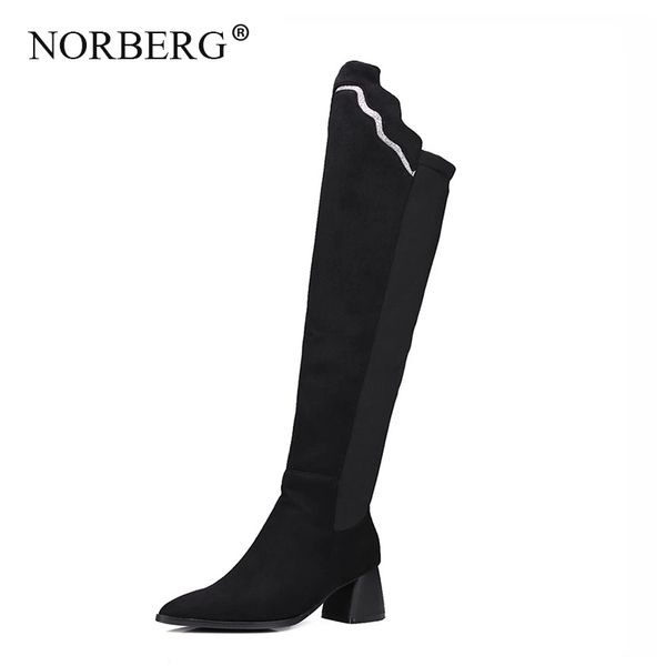 norberg women over the knee lycra fabric boots comfortable plush lining winter boots fashion ruffled pointed party woman shoes 210507, Black
norberg women over the knee lycra fabric boots comfortable plush lining winter boots fashion ruffled pointed party woman shoes 210507, Black