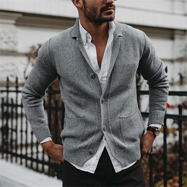 men's sweaters 2021 foreign trade solid color simple fashion slim knit sweater long-sleeved cardigan, White;black
men's sweaters 2021 foreign trade solid color simple fashion slim knit sweater long-sleeved cardigan, White;black