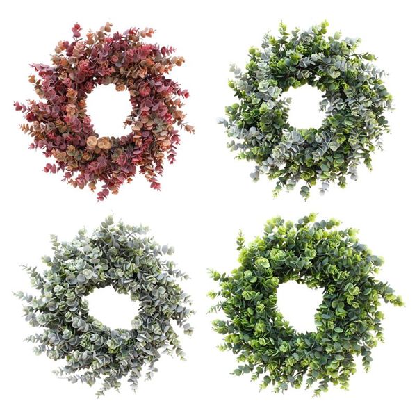decorative flowers & wreaths spring autumn wreath artificial green eucalyptus leaves holiday festival door hanging garland party decor for f
decorative flowers & wreaths spring autumn wreath artificial green eucalyptus leaves holiday festival door hanging garland party decor for f