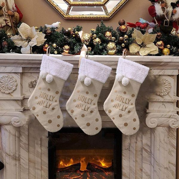 christmas decorations 4pcs gilding gift bags linen plush santa stockings xmax tree for home year ornaments
christmas decorations 4pcs gilding gift bags linen plush santa stockings xmax tree for home year ornaments