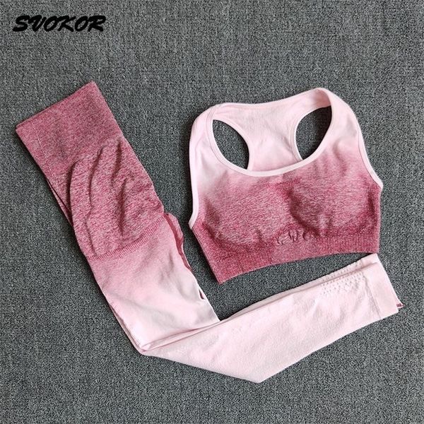 svokor seamless yoga set sport wear women gym workout fitness clothing female sport suit high waist legging sports bra set 220217
svokor seamless yoga set sport wear women gym workout fitness clothing female sport suit high waist legging sports bra set 220217