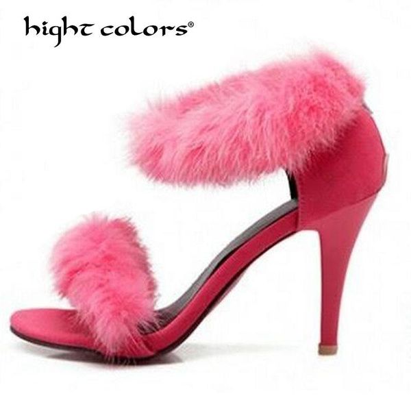 woman summer shoes gladiator high-heeled sandals 2021 fur fashion stiletto heels sandlias women 40, Black
woman summer shoes gladiator high-heeled sandals 2021 fur fashion stiletto heels sandlias women 40, Black