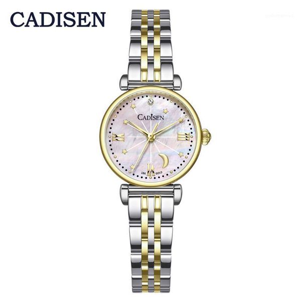 gold cadisen women's watches women watch fashion quartz wristwatch japan movement waterproof ladies wristwatches, Slivery;brown
gold cadisen women's watches women watch fashion quartz wristwatch japan movement waterproof ladies wristwatches, Slivery;brown