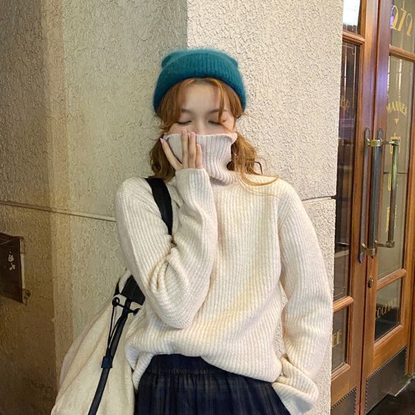6colors autumn and winter loose breif turtleneck knitted sweaters womens soild color sweaters and pullovers womens (f1467) 210423, White;black
6colors autumn and winter loose breif turtleneck knitted sweaters womens soild color sweaters and pullovers womens (f1467) 210423, White;black