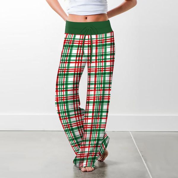 women's pants & capris 45# women plaid print wide leg trousers female autumn streetwear high waist elastic casual drawstring long, Black;white
women's pants & capris 45# women plaid print wide leg trousers female autumn streetwear high waist elastic casual drawstring long, Black;white