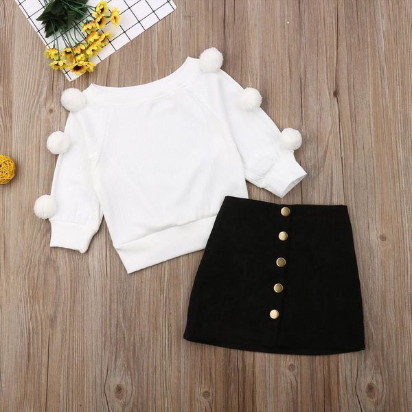 autumn winter spring outfit set toddler kid baby girl clothes cotton knit hip skirt 2pcs, White
autumn winter spring outfit set toddler kid baby girl clothes cotton knit hip skirt 2pcs, White