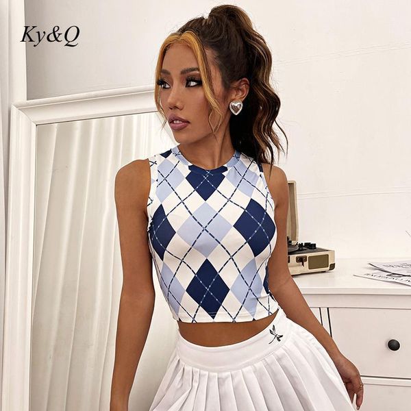 fashion rhombic printing crop vest 2021 summer women design casual sleeveless slim navel exposed short tank women's tanks & camis, White
fashion rhombic printing crop vest 2021 summer women design casual sleeveless slim navel exposed short tank women's tanks & camis, White