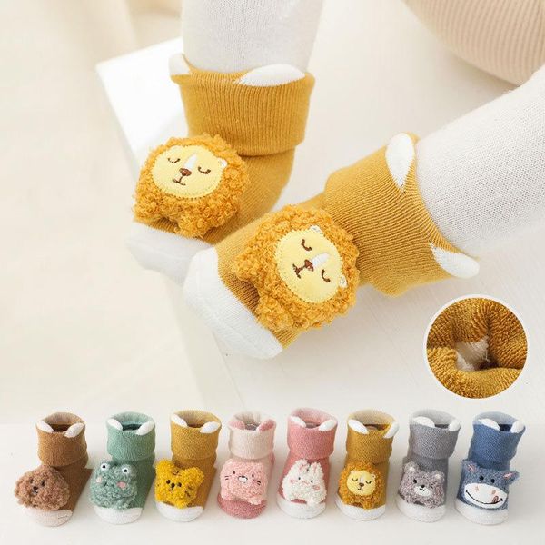 socks cartoon animal doll baby autumn winter warm thick infant toddler sock soft elastic anti slip 0-3years girl boy floor, Pink;yellow
socks cartoon animal doll baby autumn winter warm thick infant toddler sock soft elastic anti slip 0-3years girl boy floor, Pink;yellow