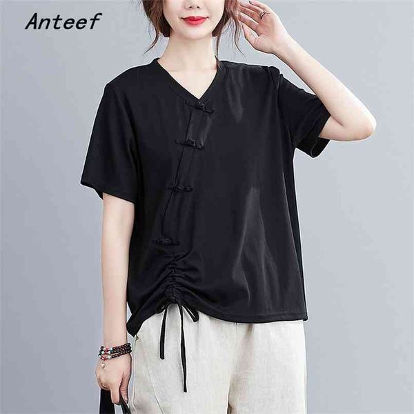 short sleeve cotton vintage plus size casual loose summer tee t shirt women t-shirt ladies tshirt streetwear clothing 210517, White
short sleeve cotton vintage plus size casual loose summer tee t shirt women t-shirt ladies tshirt streetwear clothing 210517, White
