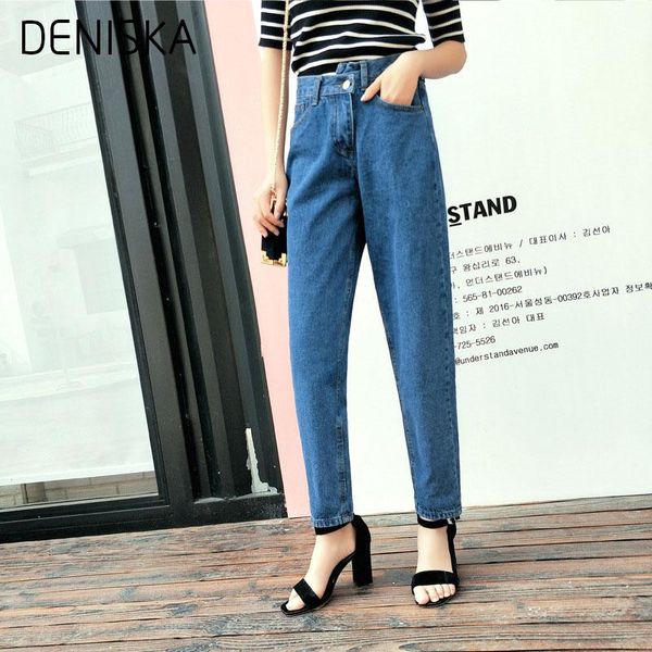 women's pants & capris deniska 2021 summer boyfriend jeans harem women trousers casual loose fit vintage denim high waist, Black;white
women's pants & capris deniska 2021 summer boyfriend jeans harem women trousers casual loose fit vintage denim high waist, Black;white