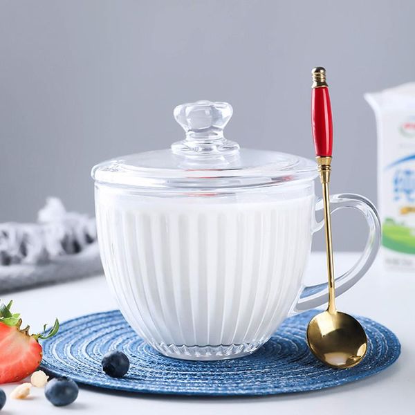 wine glasses family breakfast cup lovely large capacity oatmeal milk yogurt glass with cover spoon european style
wine glasses family breakfast cup lovely large capacity oatmeal milk yogurt glass with cover spoon european style