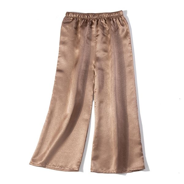 pants women's 100% pure satin jacquard silk elastic waist wide leg long pants trousers jn557, Black;white
pants women's 100% pure satin jacquard silk elastic waist wide leg long pants trousers jn557, Black;white