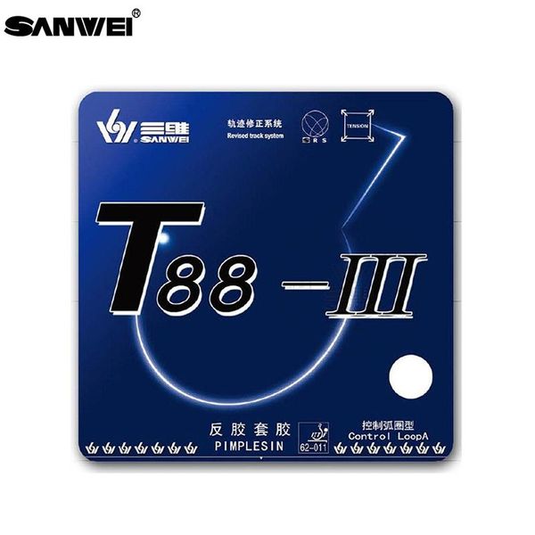 t88-3 tensor table tennis rubber pips in half sticky pong for control loop raquets
t88-3 tensor table tennis rubber pips in half sticky pong for control loop raquets