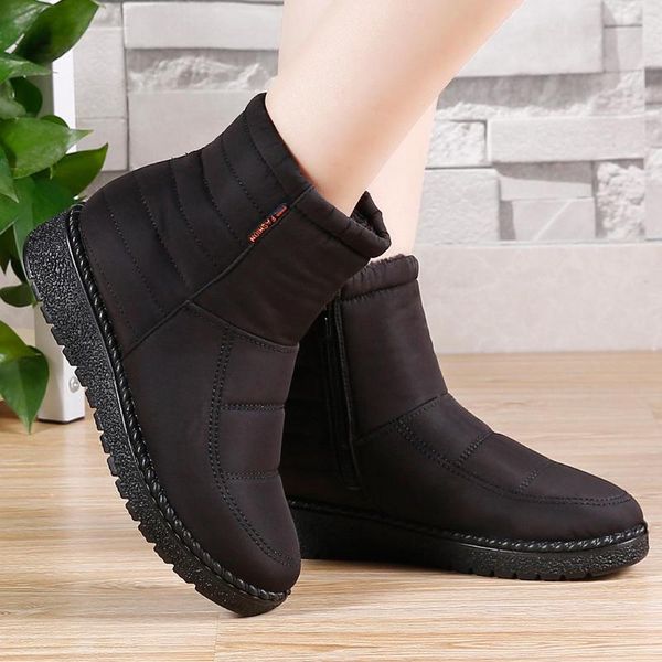boots sagace women short fashion winter casual platform bootie outdoor round toe flock footwear snow warm shoes ankle #45, Black
boots sagace women short fashion winter casual platform bootie outdoor round toe flock footwear snow warm shoes ankle #45, Black