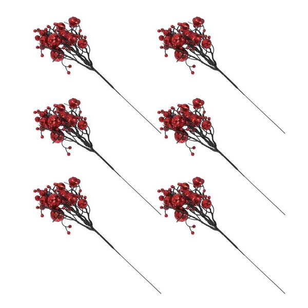 decorative flowers & wreaths 6pcs fake xmas berry appearance design plant cutting branches ornament
decorative flowers & wreaths 6pcs fake xmas berry appearance design plant cutting branches ornament